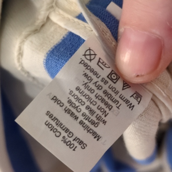 J. Crew Blue Striped Strapless Nautical Mini Dress Small - Picture 7 of 8